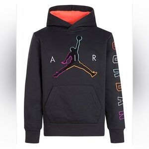 Jordan boys black hoodie, size XL, 13-15 yrs.  Great condition.